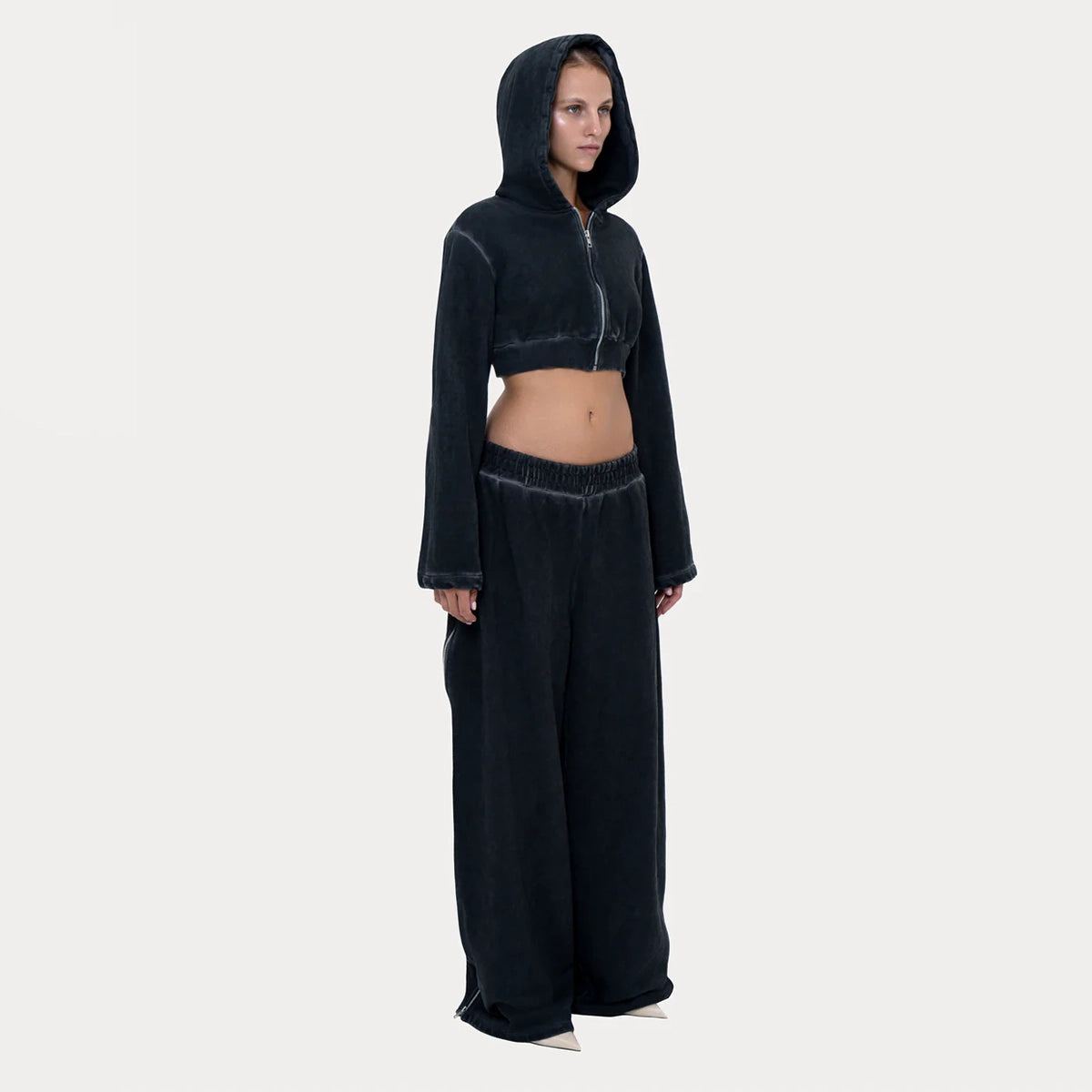 Pants Zip Grey