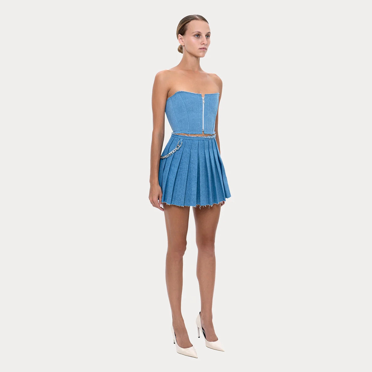 Short Corset Denim
