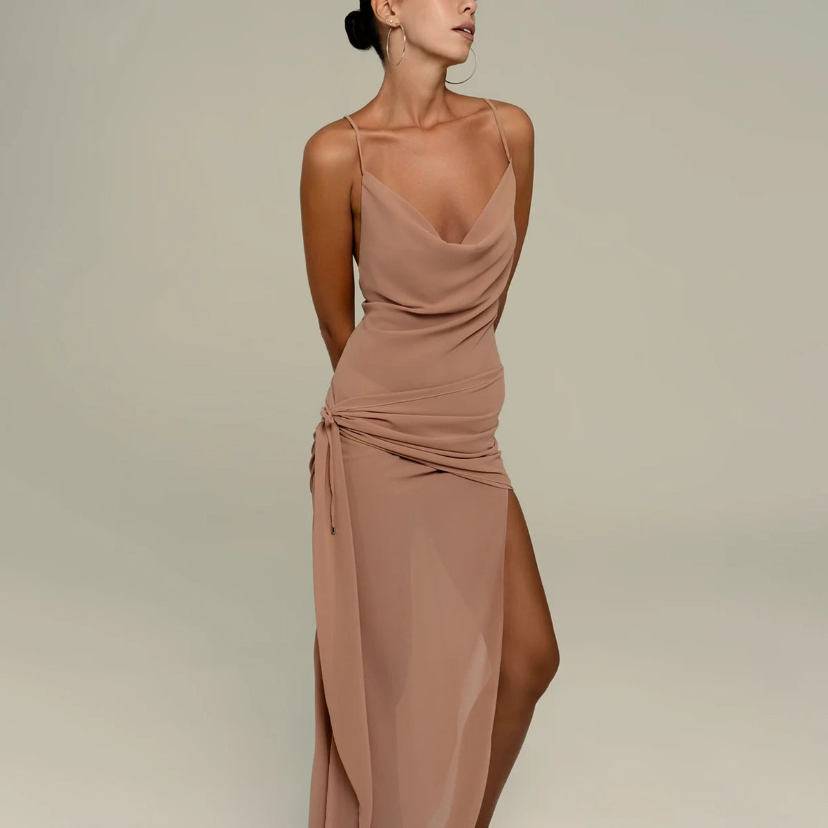Luna Dress Beige