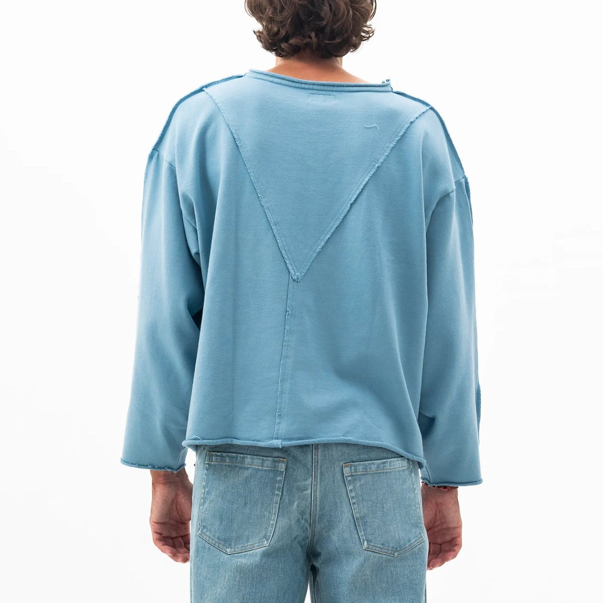 Longsleeve French Terry Blue