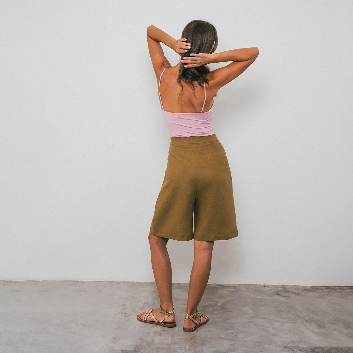 Linen shorts