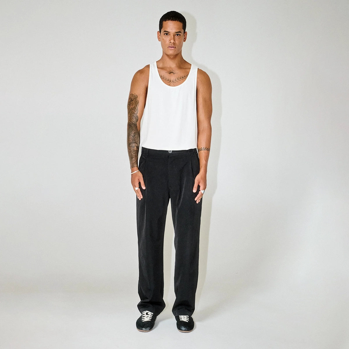 Bow Singlet In White