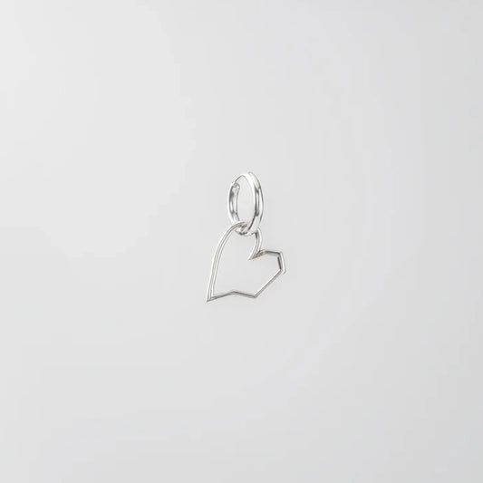 Earring classic + wired heart