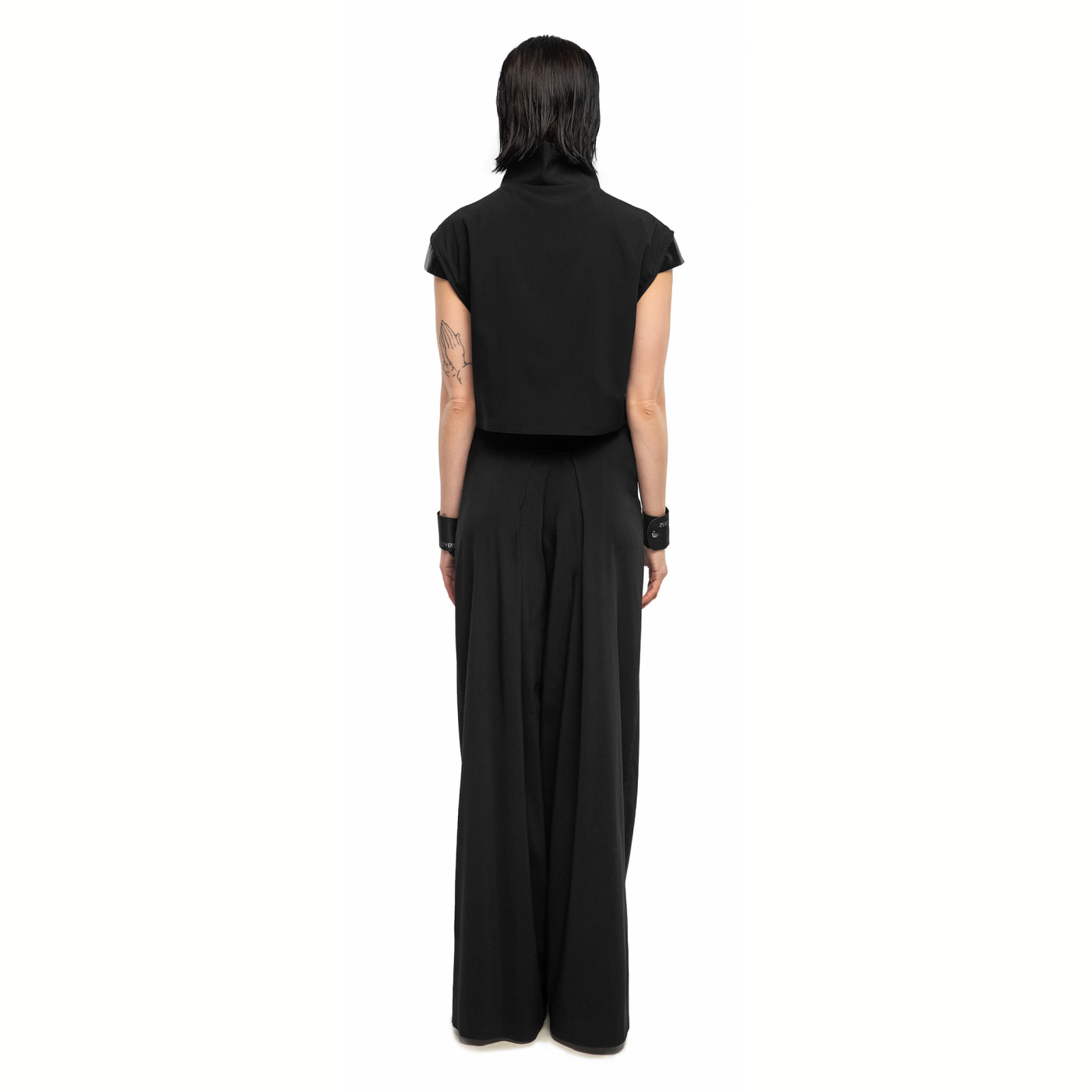 Futuristic crop blouse