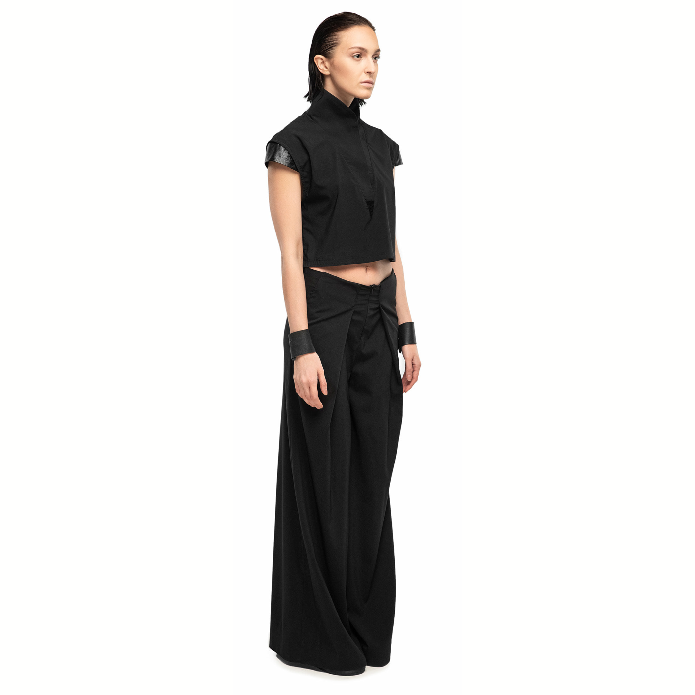 Futuristic crop blouse
