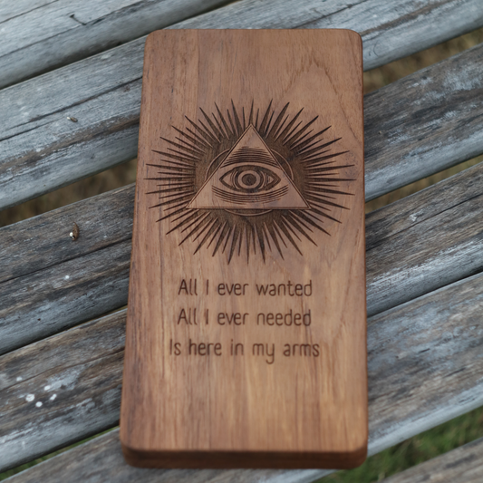 Mason. Premium board made of Solid Teak wood.