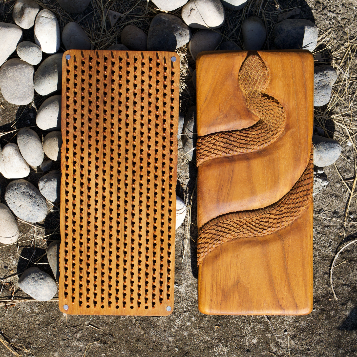 Sadhu Board with an Image of a Snake