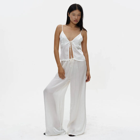 Midnight Pants in Cloud White