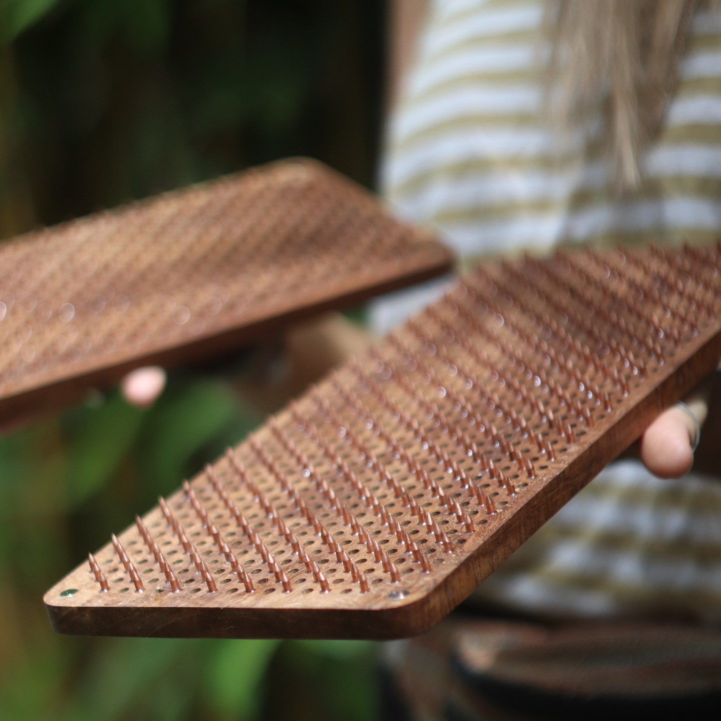 Mason. Premium board made of Solid Teak wood.