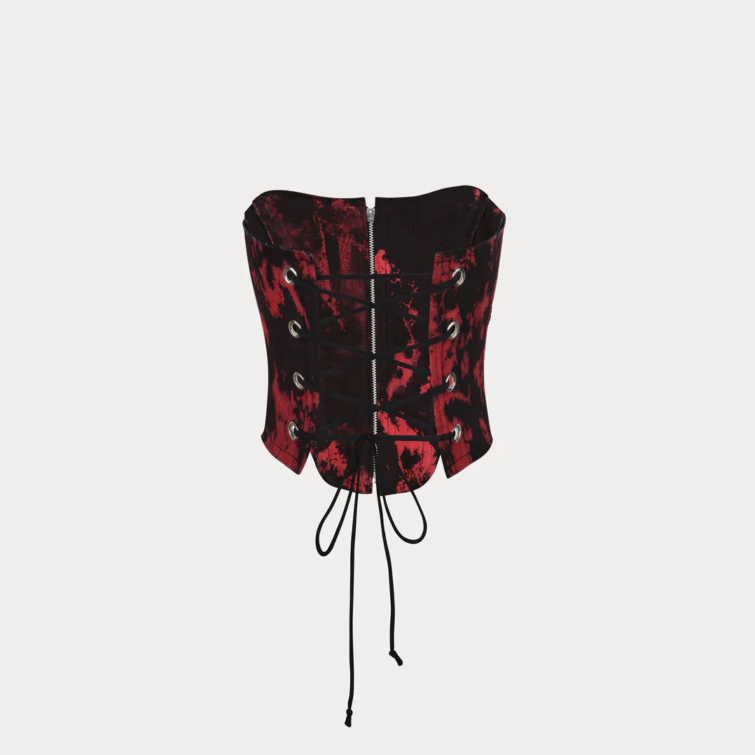 Long U Corset Blood