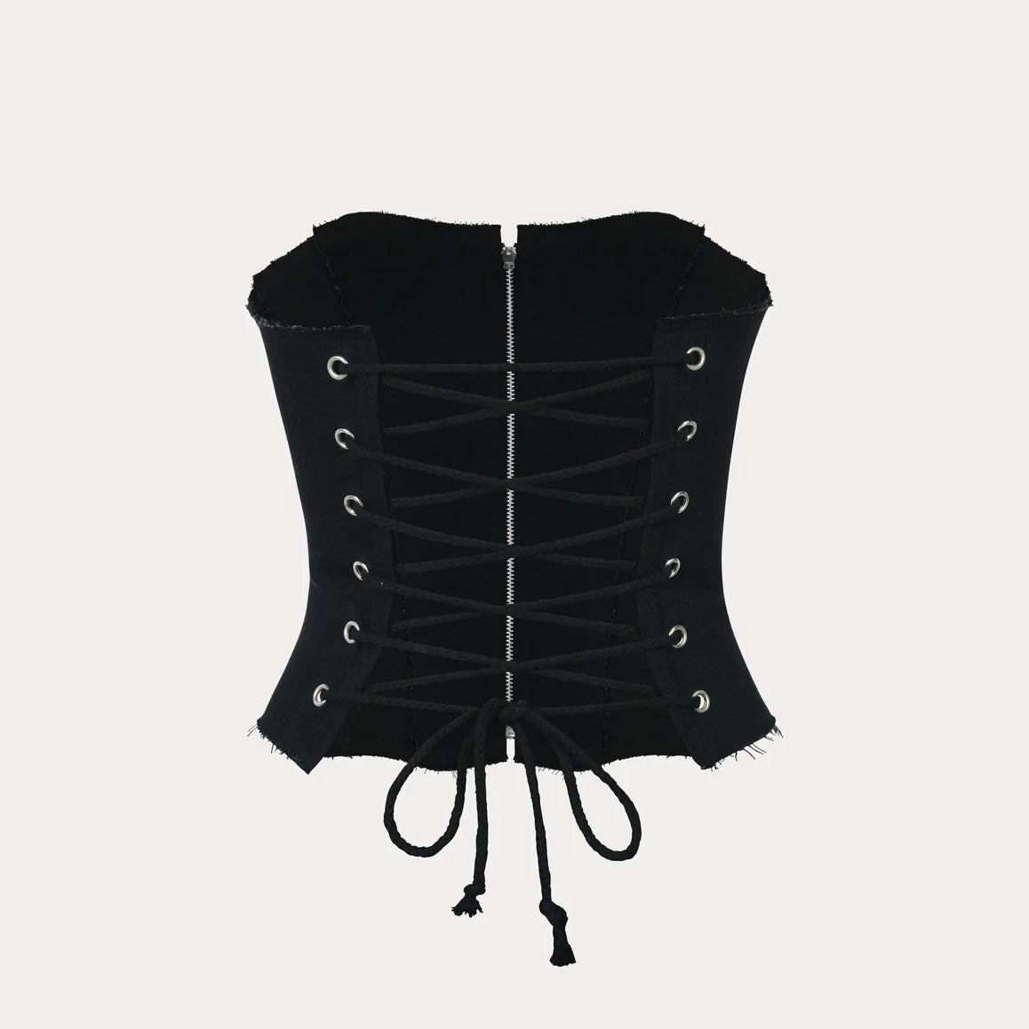 Long Slim Corset Black
