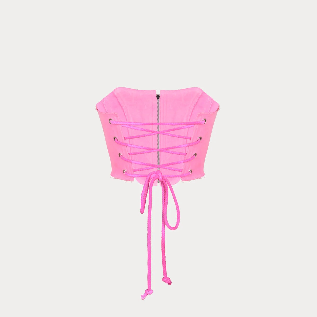Long U Corset Pink