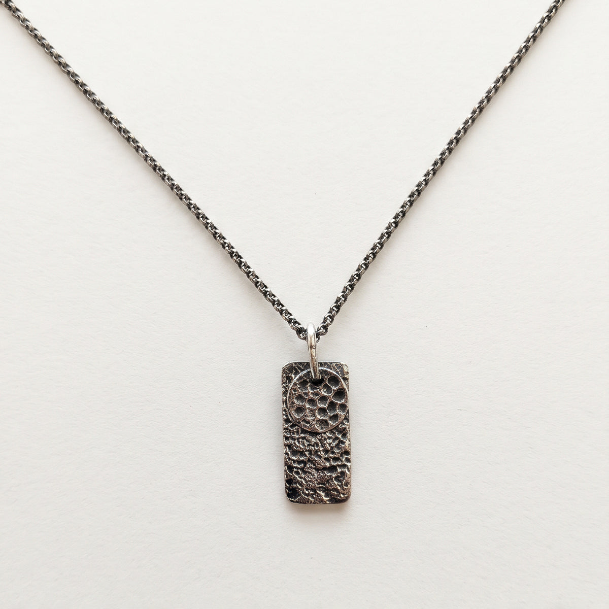 DOUBLE PENDANT RECTANGLE NECKLACE