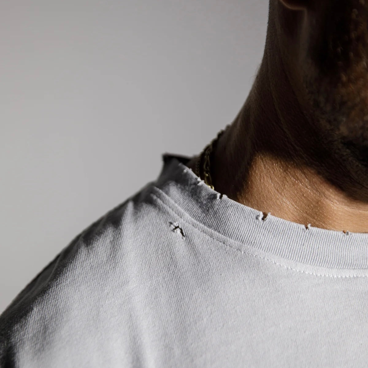 Distressed boxy tshirt