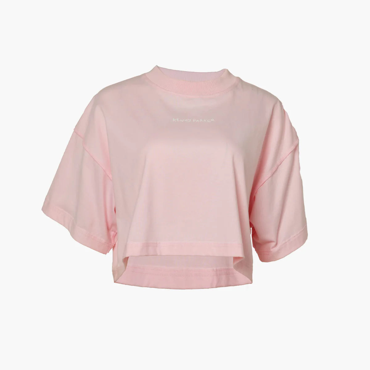 Cropped exposed tee