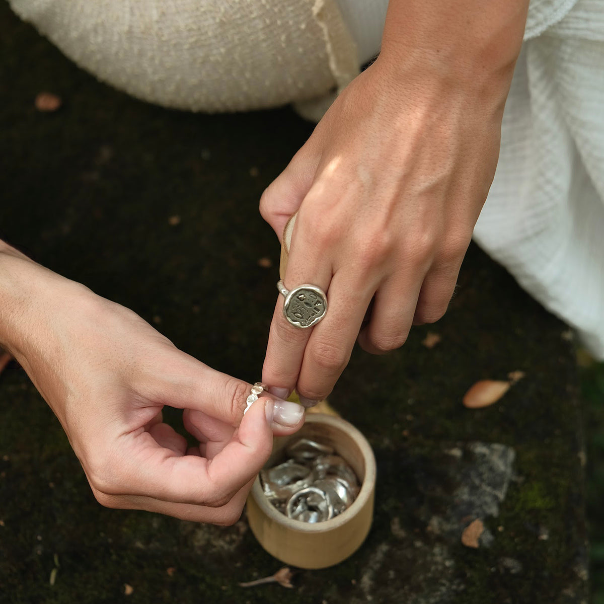 Egyptian Coin Ring