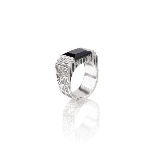 MAN SUCCESS BLACK ONYX RING