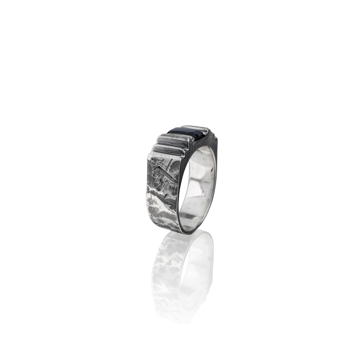 MAN SUCCESS BLACK ONYX RING