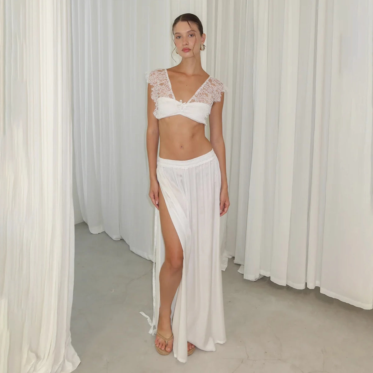 Lace Ivory Top