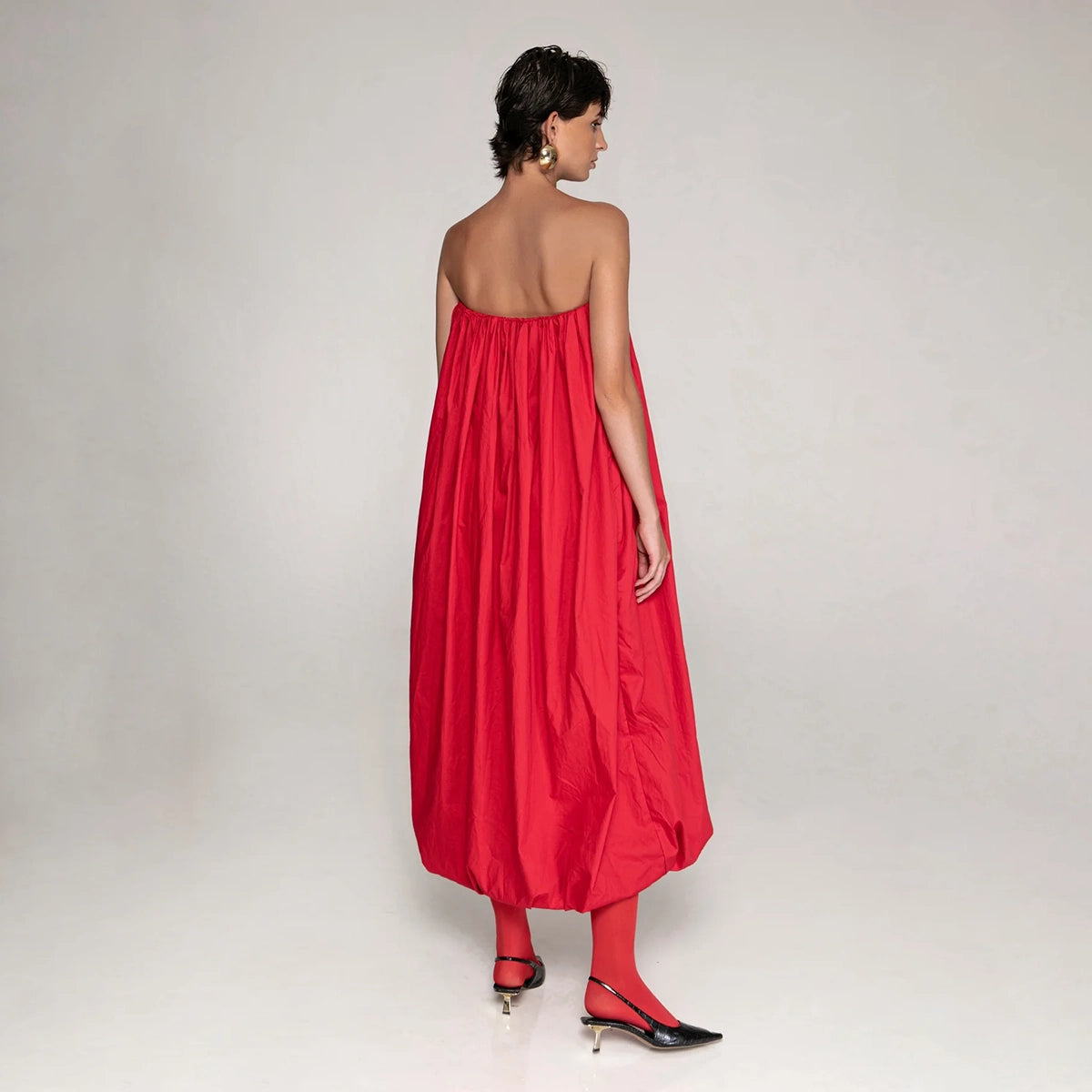 The Balloon Strapless Dress