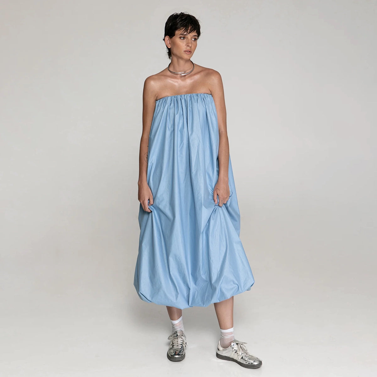 The Balloon Strapless Dress