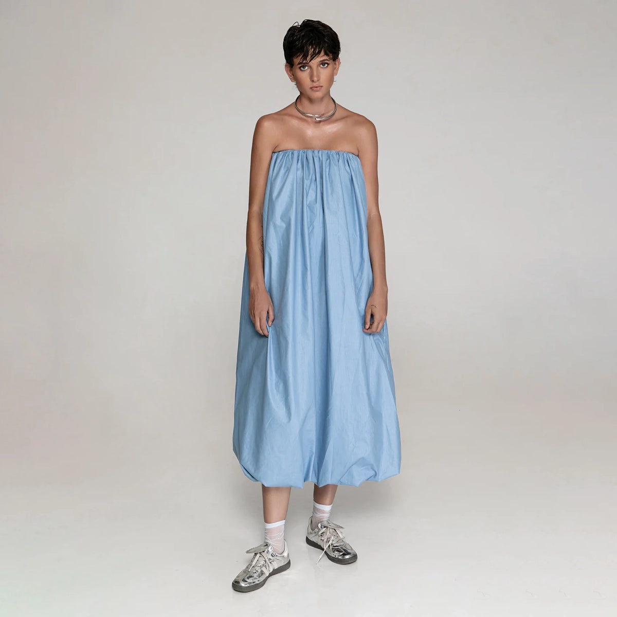 The Balloon Strapless Dress