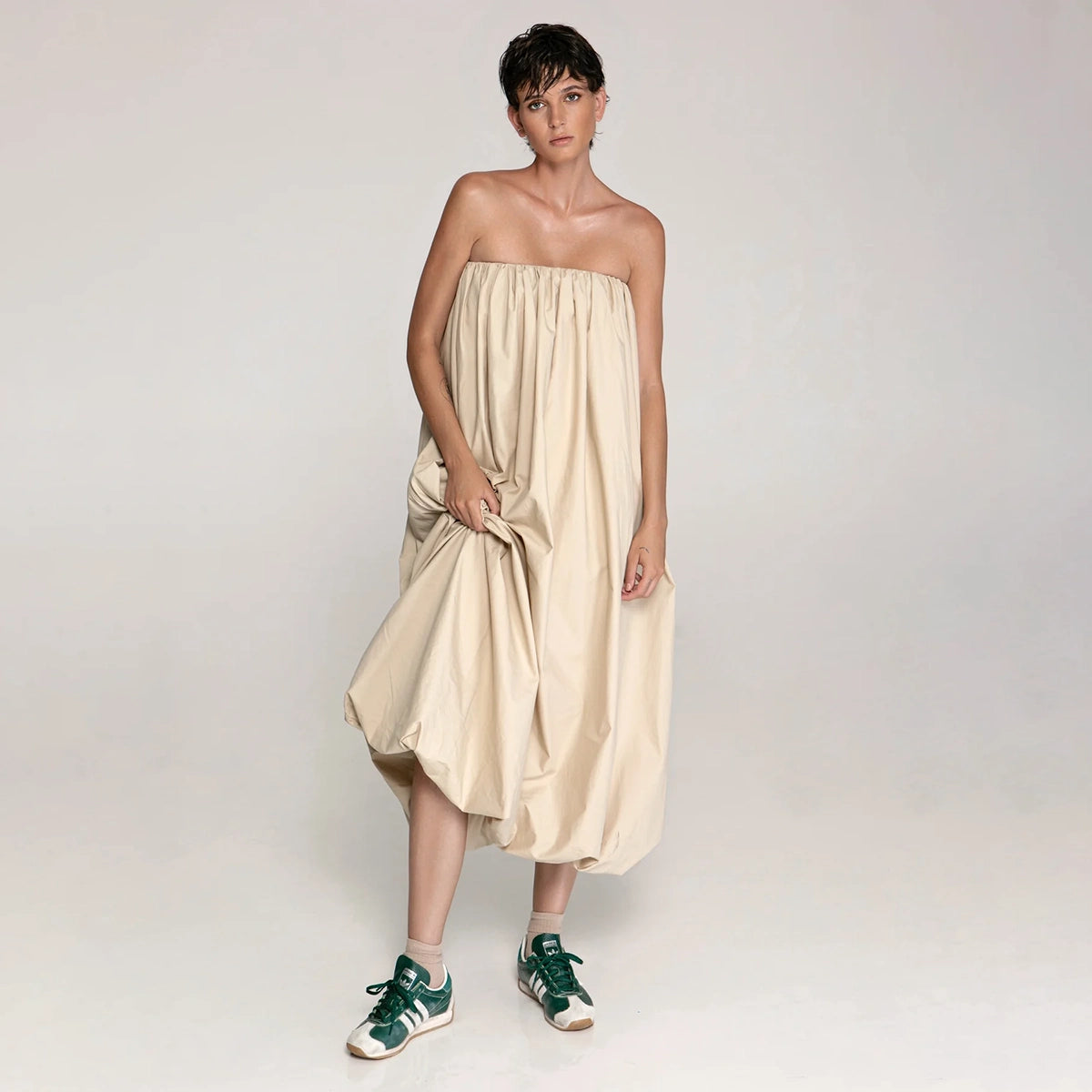 The Balloon Strapless Dress