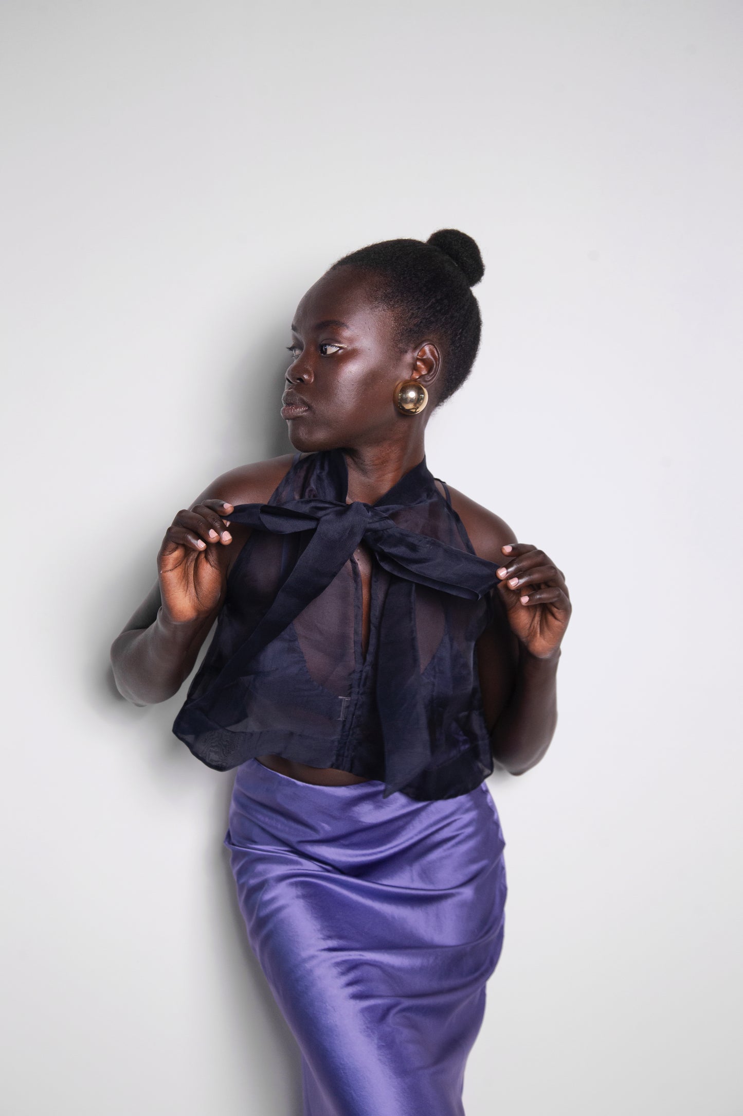 Organza crop top