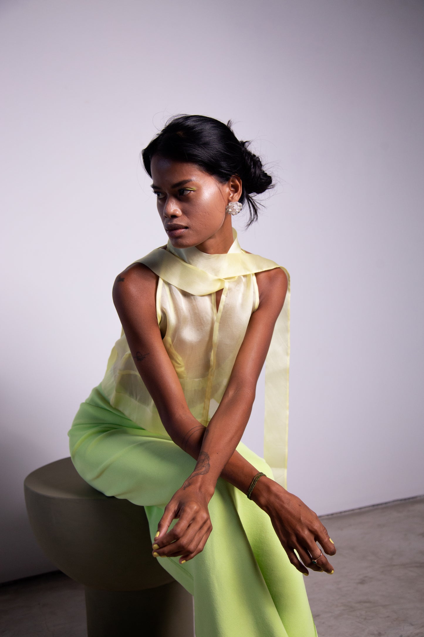 Organza crop top