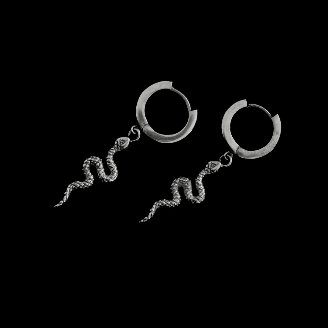 Snake earrings SILVER 925