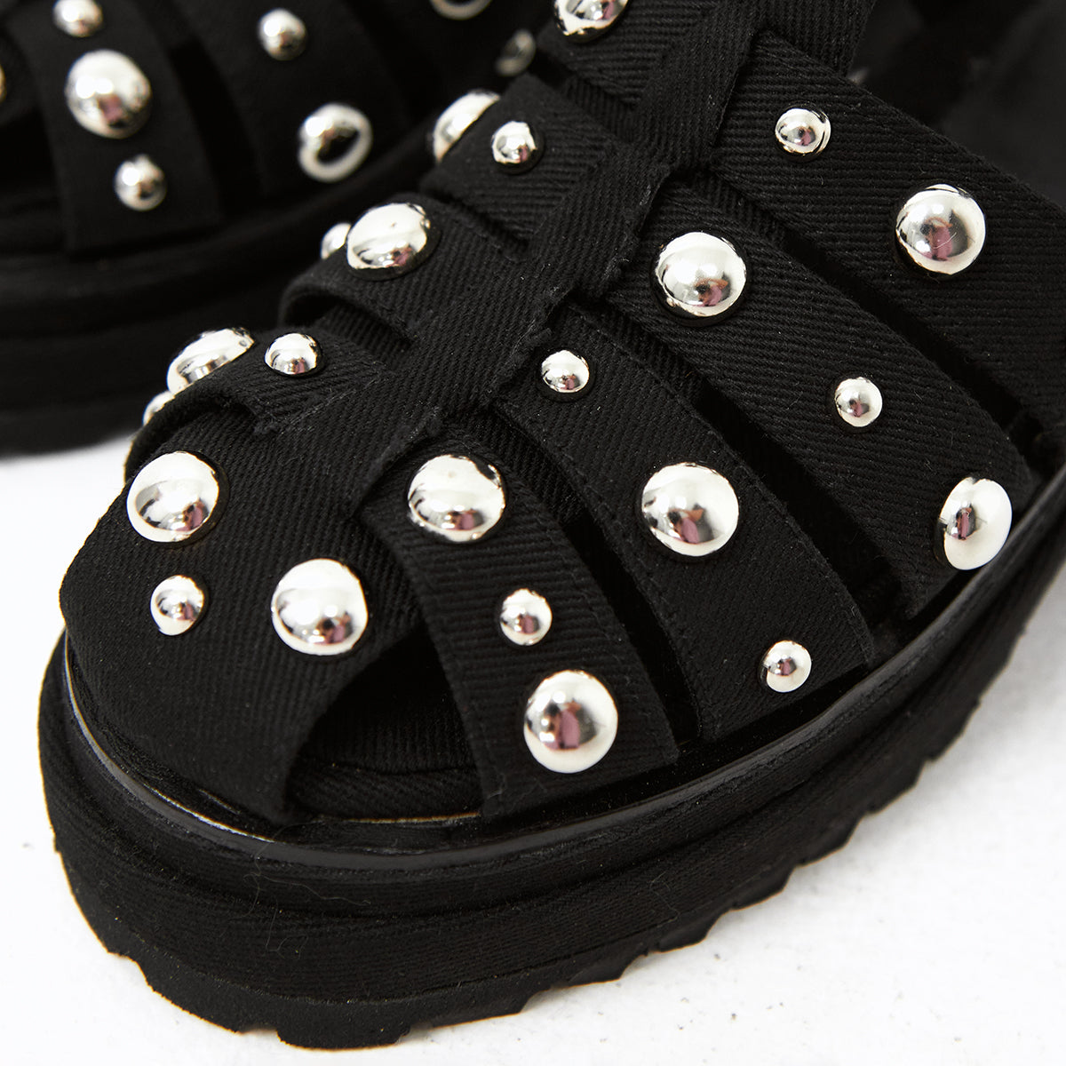 Rock Sandals Denim High