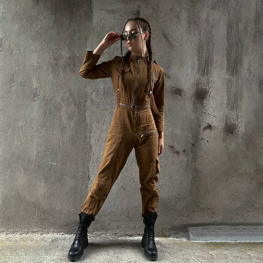Jumpsuit Transformer Women Sand