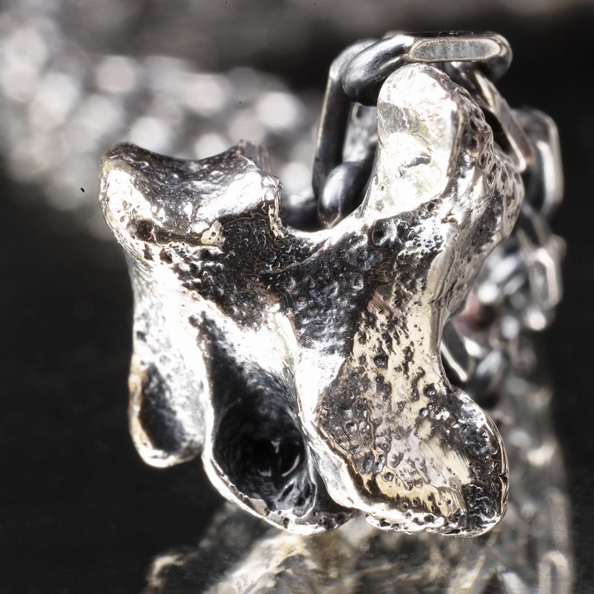 COBRA VERTEBRA pendant + chain