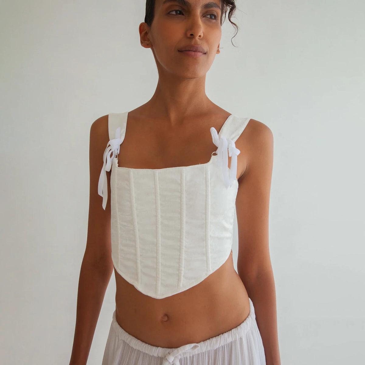 DITA CORSET IN WHITE