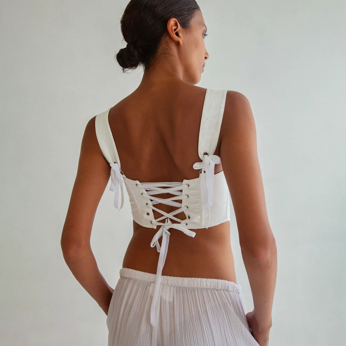 DITA CORSET IN WHITE