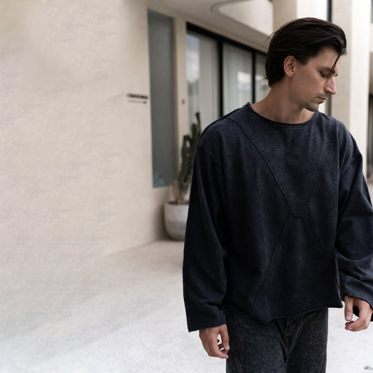 Longsleeve French Terry Grey