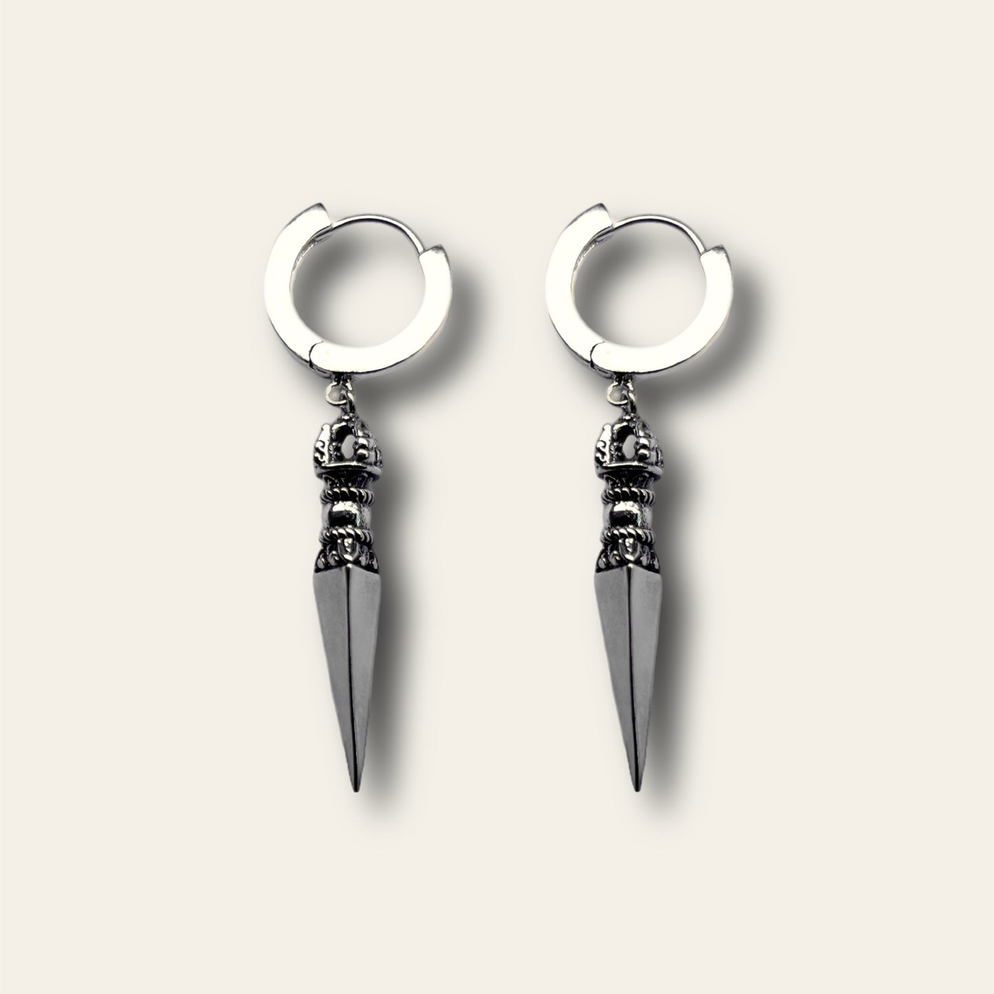 Phurba earrings silver