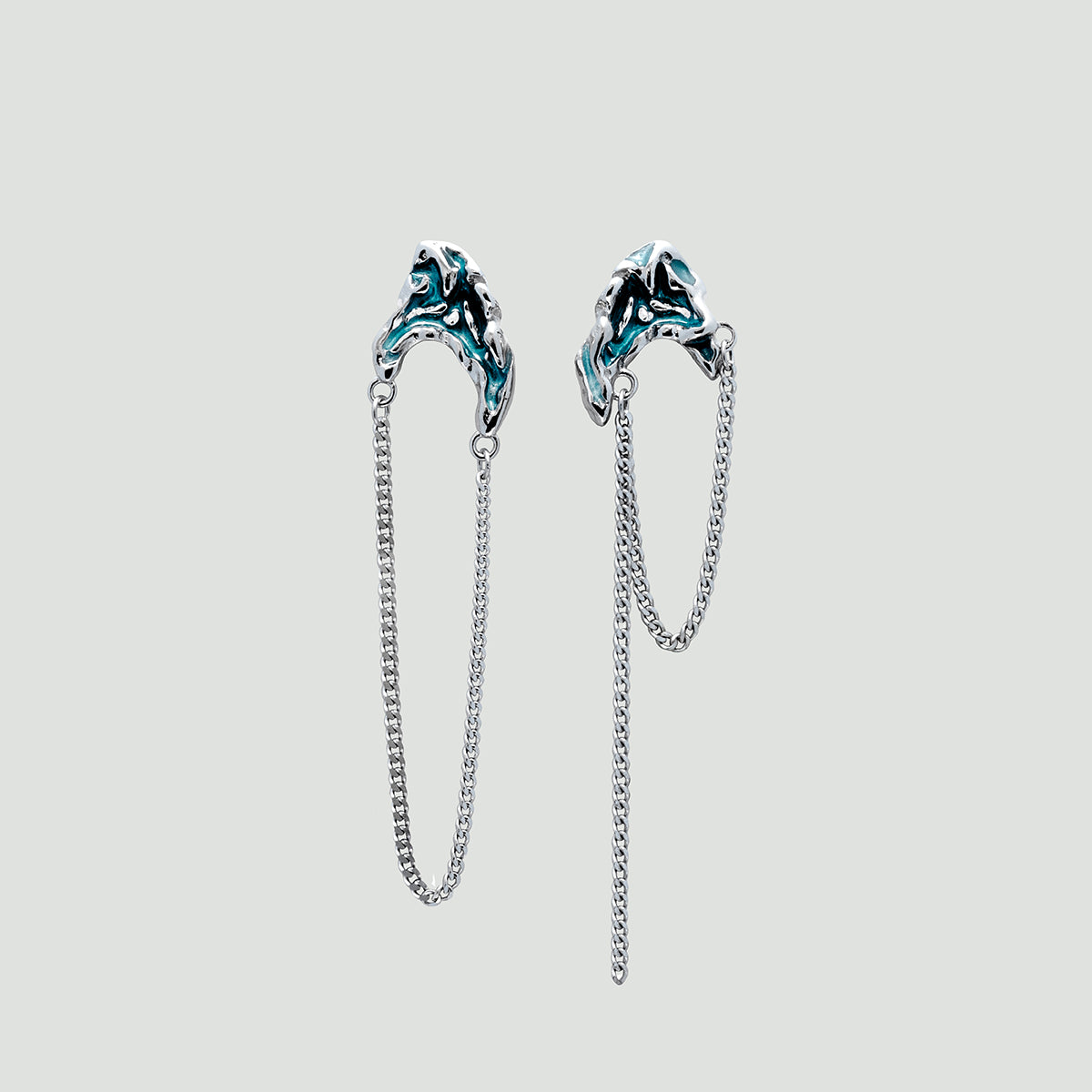Earrings Shards of Baikal