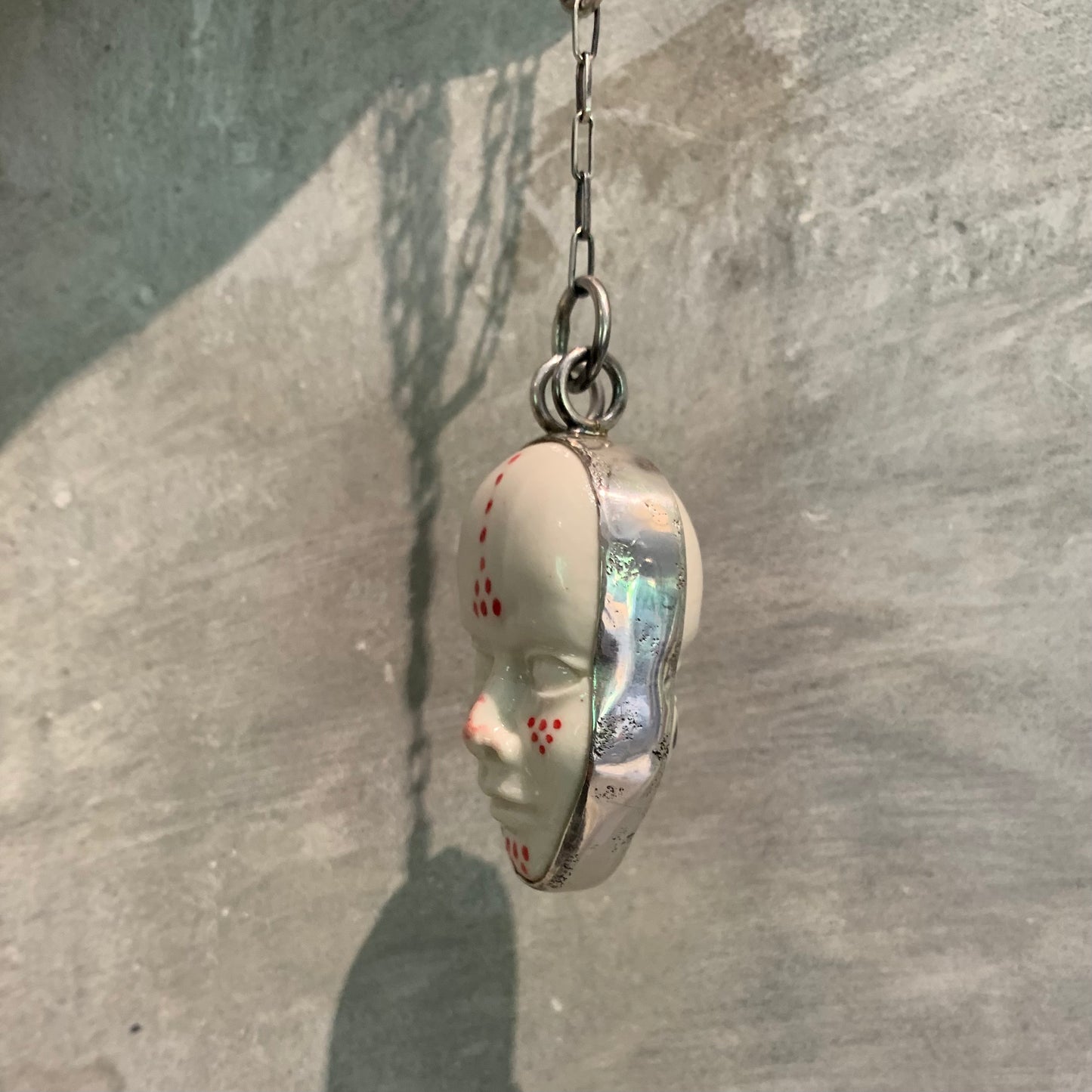 Marocco double face necklace (silver)