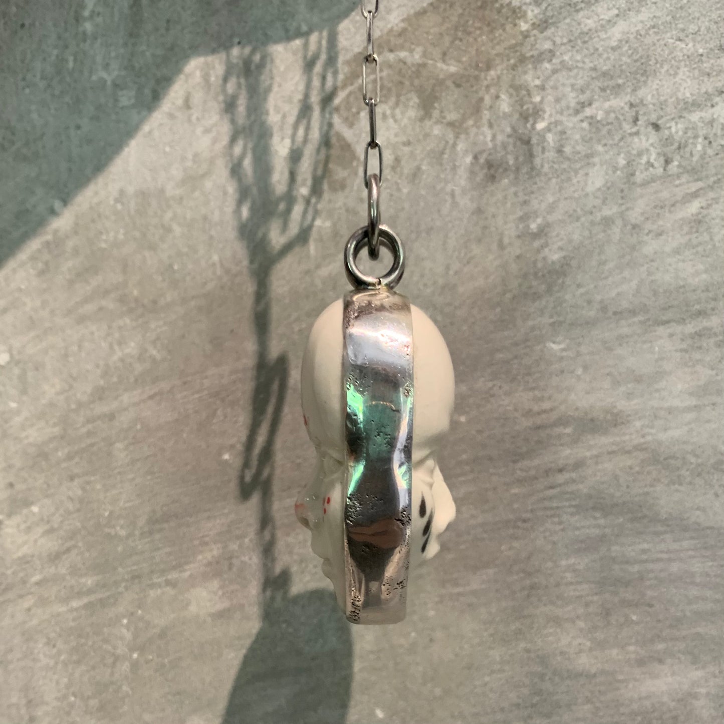 Marocco double face necklace (silver)