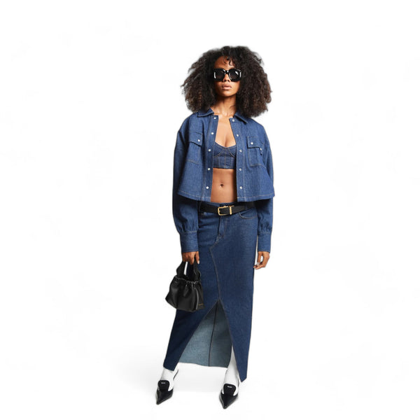 Blue oversized jacket – Matahari the label