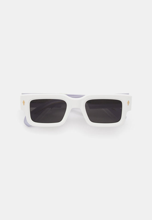White Retro Sunglasses