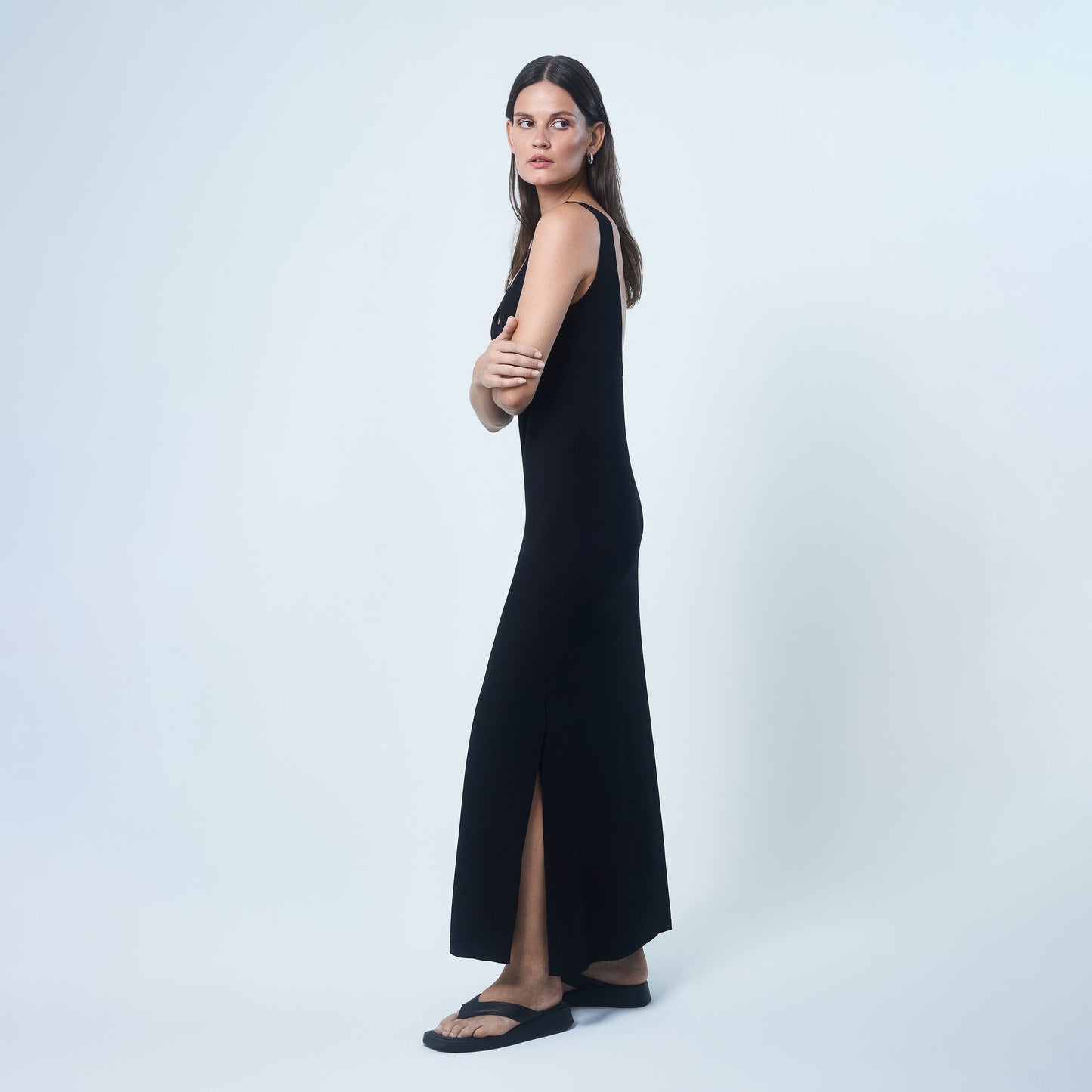 AVA raw cut dress