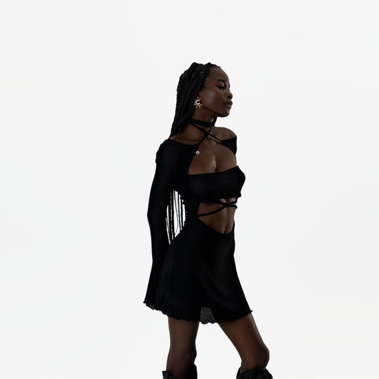 Mini Babe Dress In Black