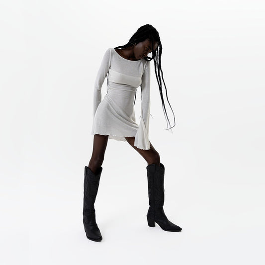 Mini Babe Dress In White