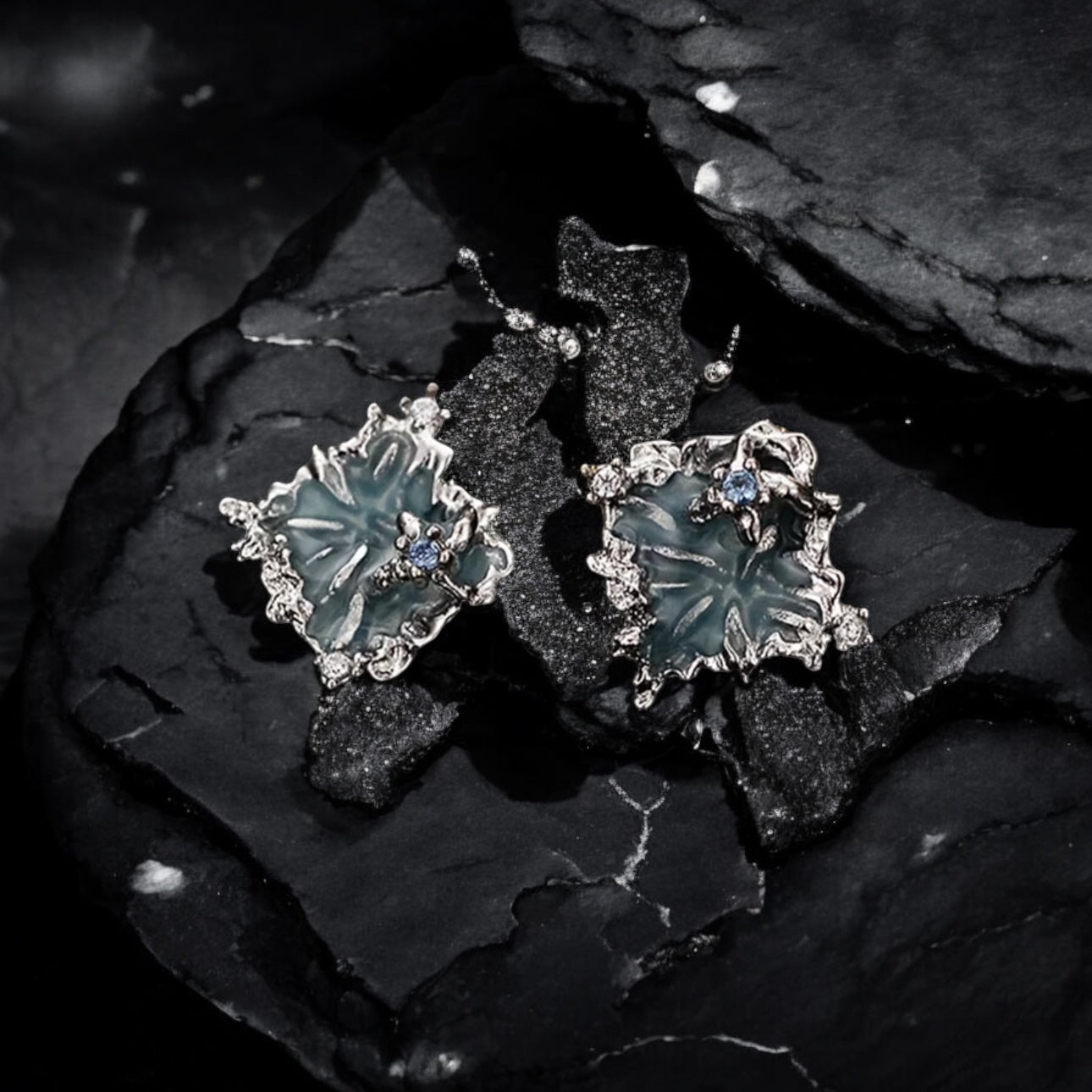 Earrings Frozen Blossom