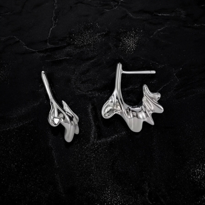 Earrings Burned Roots
