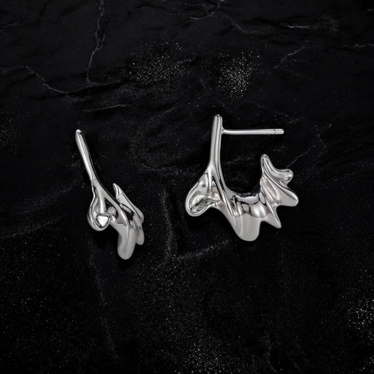 Earrings Burned Roots