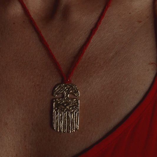 Necklace Kushi Amulet Gold