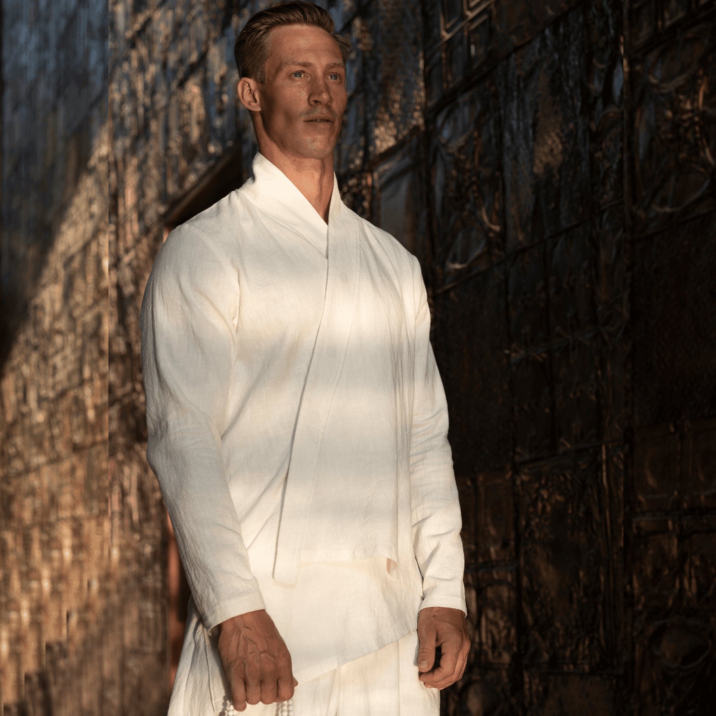 Linen shirt monk